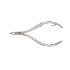 HNSQ-D092 Square Head Cuticle Nipper, Jaw 14, Single Spring, Polish Grey, Stainless Steel 420