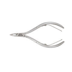 HNSQ-D104 Square Head , (Polish Grey), Jaw 14 , Double Spring Cuticle Nipper Stainless Steel 420