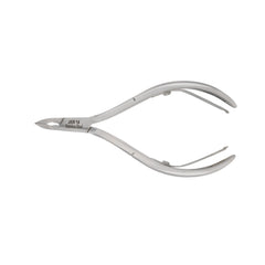HNSS-D110 Semi-Square Head , (Polish Grey), Jaw 14 , Double Spring Cuticle Nipper Stainless Steel 420