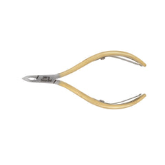 HNSS-D111  Semi-Square Head , (Half Gold), Jaw 14 , Double Spring Cuticle Nipper Stainless Steel 420