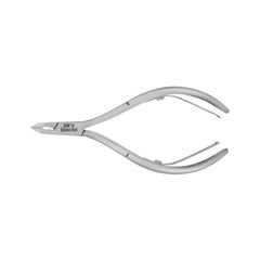 HNRD-D116 Round Head , (Polish Grey), Jaw 14 , Double Spring Cuticle Nipper Stainless Steel 420