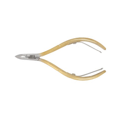 HNRD-D120 Round Head , (Half Gold), Jaw 16 , Double Spring Cuticle Nipper Stainless Steel 420