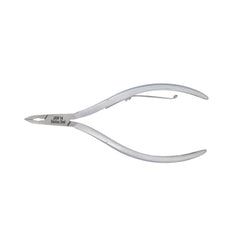 HNSQ-E121 Square Head Cuticle Nipper, Jaw 14, Single Spring, Matt Grey, Stainless Steel 420