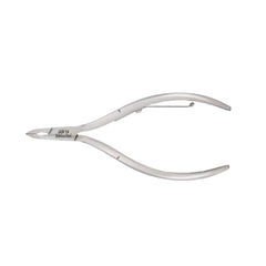HNSQ-E122 Square Head Cuticle Nipper, Jaw 14, Single Spring, Polish Grey, Stainless Steel 420