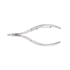 HNSQ-E124 Square Head Cuticle Nipper, Jaw 16, Single Spring, Polish Grey, Stainless Steel 420