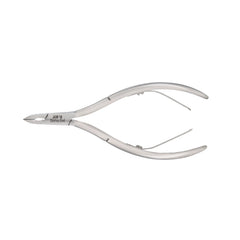 HNSS-E143 Semi-Square Head , (Polish Grey), Jaw 16 , Double Spring Cuticle Nipper Stainless Steel 420