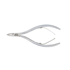 HNRD-E145 Round Head , (Matt Grey), Jaw 14 , Double Spring Cuticle Nipper Stainless Steel 420