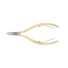 HNRD-E150 Round Head , (Half Gold), Jaw 16 , Double Spring Cuticle Nipper Stainless Steel 420