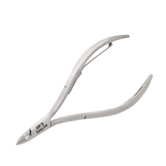 HNSS-B038 Semi-Square Head Cuticle Nipper, Jaw 16, Single Spring, Polish Grey, Stainless Seel 420