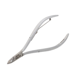 HNRD-B039 Round Head Cuticle Nipper, Jaw 14, Single Spring, Matt Grey, Stainless Seel 420