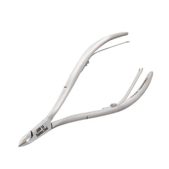 HNSQ-B044 Square Head , (Polish Grey), Jaw 14 , Double Spring Cuticle Nipper Stainless Steel 420