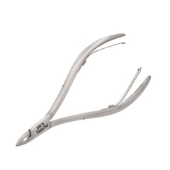 HNRD-B056 Round Head , (Polish Grey), Jaw 14 , Double Spring Cuticle Nipper Stainless Steel 420