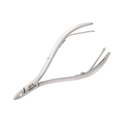HNRD-B059 Round Head , (Polish Grey), Jaw 16 , Double Spring Cuticle Nipper Stainless Steel 420