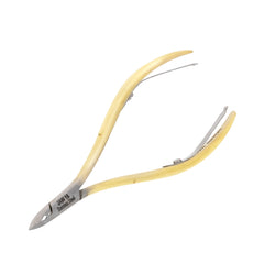HNRD-B060 Round Head , (Half Gold), Jaw 16 , Double Spring Cuticle Nipper Stainless Steel 420