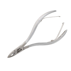 HNSQ-C073 Square Head , (Matt Grey), Jaw 14 ,Double Spring Cuticle Nipper Stainless Steel 420