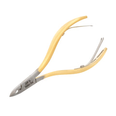 HNSS-C081 Semi-Square Head , (Half Gold), Jaw 14, Double Spring Cuticle Nipper Stainless Steel 420