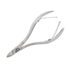 HNSS-C082 Semi-Square Head , (Matt Grey), Jaw 16, Double Spring Cuticle Nipper Stainless Steel 420