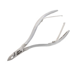 HNRD-C085 Round Head , (Matt Grey), Jaw 14, Double Spring Cuticle Nipper Stainless Steel 420