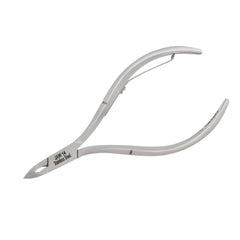 HNSQ-D092 Square Head Cuticle Nipper, Jaw 14, Single Spring, Polish Grey, Stainless Steel 420