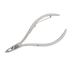 HNRD-D100 Round Head Cuticle Nipper, Jaw 14, Single Spring, Polish Grey, Stainless Steel 420