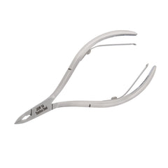 HNSQ-D104 Square Head , (Polish Grey), Jaw 14 , Double Spring Cuticle Nipper Stainless Steel 420