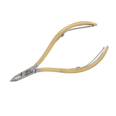 HNSS-D111  Semi-Square Head , (Half Gold), Jaw 14 , Double Spring Cuticle Nipper Stainless Steel 420
