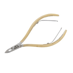 HNSS-D114 Semi-Square Head , (Half Gold), Jaw 16 , Double Spring Cuticle Nipper Stainless Steel 420