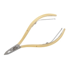 HNRD-D120 Round Head , (Half Gold), Jaw 16 , Double Spring Cuticle Nipper Stainless Steel 420