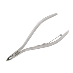 HNSQ-F152 Square Head Cuticle Nipper, Jaw 14, Single Spring, Polish Grey, Stainless Steel 420