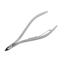 HNSQ-F153 Square Head Cuticle Nipper, Jaw 16, Single Spring, Matt Grey, Stainless Steel 420