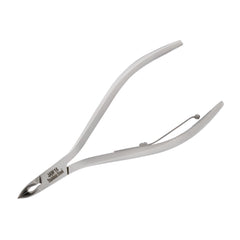 HNSQ-F154 Square Head Cuticle Nipper, Jaw 16, Single Spring, Polish Grey, Stainless Steel 420