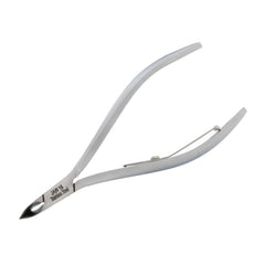HNSS-F157 Semi-Square Head Cuticle Nipper, Jaw 16, Single Spring, Matt Grey, Stainless Steel 420