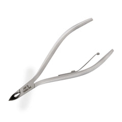 HNRD-F162 Round Head Cuticle Nipper, Jaw 16, Single Spring, (Polish Grey) Stainless Steel 420