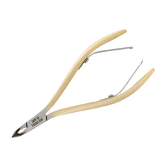 HNSS-F171 Semi-Square Head , (Half Gold), Jaw 14 , Double Spring Cuticle Nipper Stainless Steel 420