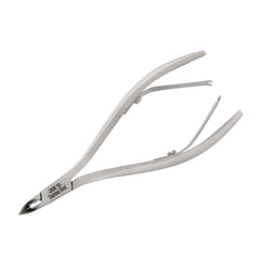 HNSS-F173 Semi-Square Head , (Polish Grey), Jaw 16 , Double Spring Cuticle Nipper Stainless Steel 420