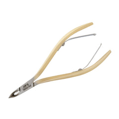 HNSS-F174 Semi-Square Head , (Half Gold), Jaw 16 , Double Spring Cuticle Nipper Stainless Steel 420