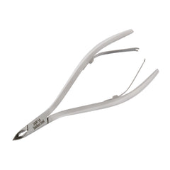 HNRD-F176 Round Head , (Polish Grey), Jaw 14 , Double Spring Cuticle Nipper Stainless Steel 420