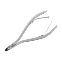 HNRD-F178 Round Head , (Matt Grey), Jaw 16 , Double Spring Cuticle Nipper Stainless Steel 420