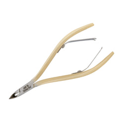 HNRD-F180 Round Head , (Half Gold), Jaw 16 , Double Spring Cuticle Nipper Stainless Steel 420