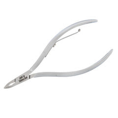 HNSQ-E121 Square Head Cuticle Nipper, Jaw 14, Single Spring, Matt Grey, Stainless Steel 420