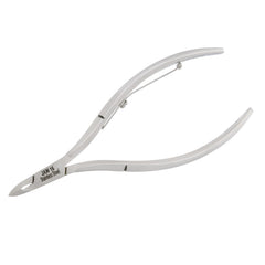 HNSQ-E124 Square Head Cuticle Nipper, Jaw 16, Single Spring, Polish Grey, Stainless Steel 420