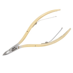 HNSQ-E138 Square Head , (Half Gold), Jaw 16 , Double Spring Cuticle Nipper Stainless Steel 420