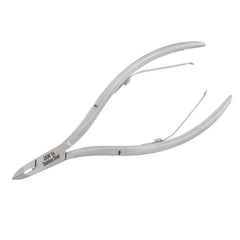HNSS-E140 Semi-Square Head , (Polish Grey), Jaw 14 , Double Spring Cuticle Nipper Stainless Steel 420