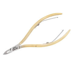 HNSS-E141 Semi-Square Head , (Half Gold), Jaw 14 , Double Spring Cuticle Nipper Stainless Steel 420