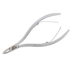 HNRD-E145 Round Head , (Matt Grey), Jaw 14 , Double Spring Cuticle Nipper Stainless Steel 420