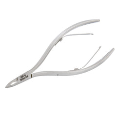 HNRD-E146 Round Head , (Polish Grey), Jaw 14 , Double Spring Cuticle Nipper Stainless Steel 420