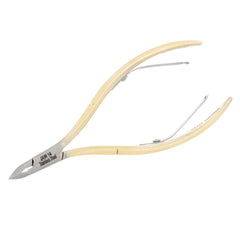 HNRD-E147 Round Head , (Half Gold), Jaw 14 , Double Spring Cuticle Nipper Stainless Steel 420