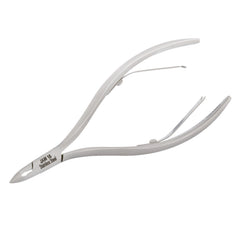 HNRD-E149 Round Head , (Polish Grey), Jaw 16 , Double Spring Cuticle Nipper Stainless Steel 420