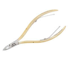 HNRD-E150 Round Head , (Half Gold), Jaw 16 , Double Spring Cuticle Nipper Stainless Steel 420