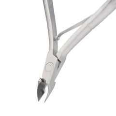 HNSQ-B034 Square Head Cuticle Nipper, Jaw 16, Single Spring, Polish Grey, Stainless Steel 420